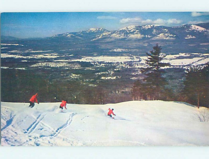 Chrome SKIING SCENE North Conway New Hampshire NH AG5203@