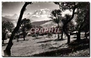 Combloux - View of the Mont Blanc - Old Postcard