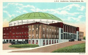 Vintage Postcard 1920's L.D.S. Auditorium Independence Missouri Max Bernstein