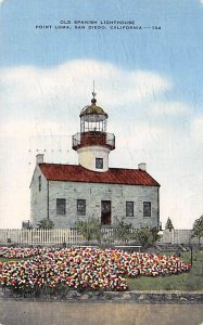 Old Spanish Lighthouse Built by the United State Government San Diego, Califo...