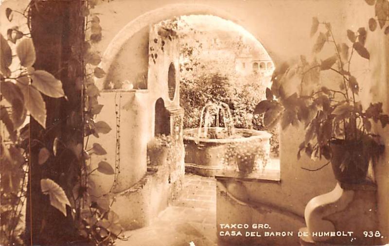 Casa Del Baron de Humbolt Mexico Postcard Tarjeta Postal Taxco Gro Casa Del B...