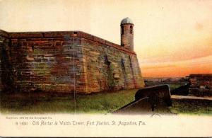 Florida St Augustine Fort Marion The Watch Tower & Old Mortar Rotograph