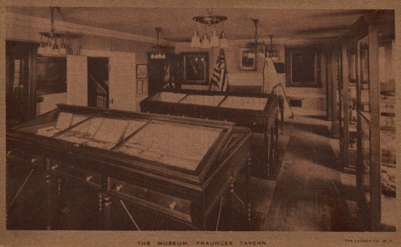 Vintage Postcard 1910's The Museum Colonial Days Fraunces Tavern New York City