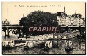 Old Postcard From Paris Dam Mint