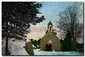 Old Postcard Peira Cava Chapel