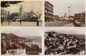 Algeria Casbah Place Du Government 4x 1942 WW2 RPC Postcard s