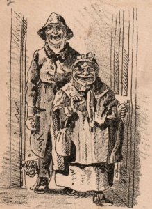 1870s E. Blair The Invincible Base Burner Stove Comical Caricatures Of Women F46