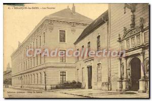 Old Postcard Besancon Les Bains Faculties