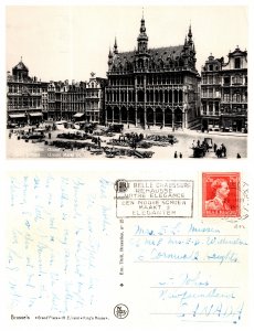 Grand Place and a King's House, Brussels, Belgium (8904)