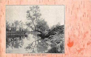 Scene On River View - Flint, Michigan MI
