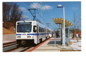 North Linthicum Station, Maryland, Baltimore Maryland Light Rail Line, 1993