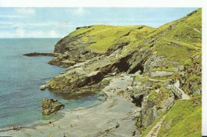 Cornwall Postcard - The Beach - Tintagel - 9647A