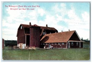 Minneapolis Panel Silo With Steel Ribs Silo Farming Blue Mound MN Postcard