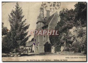 Old Postcard Chateau du Loir Chateau de Roable