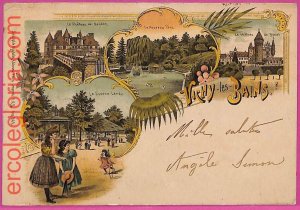 ak1721 - France - VINTAGE POSTCARD - 1899 - Vichy-Les-Bains GRUSS AUS