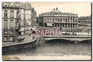 Old Postcard Mayou Bayonne Bridge and the Theater