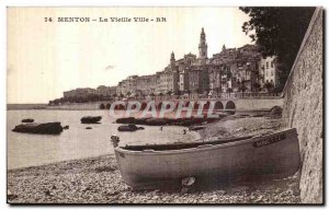 Old Postcard Menton The Old Town