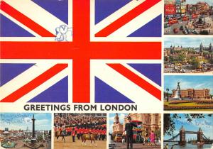 uk36941 greetings from london uk lot 9 uk flag