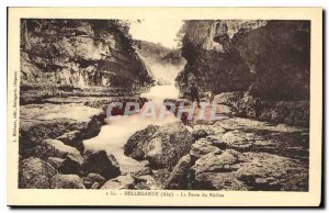 Old Postcard Ain Bellegarde The Loss of the Rhone