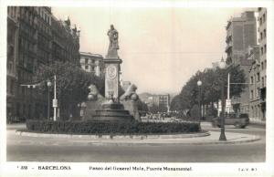 Spain - Barcelona Paseo del Genral Mola Puente Monumental 01.65