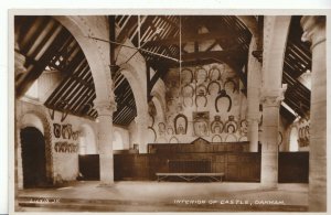 Rutland Postcard - Interior of Castle - Oakham - Real Photograph   ZZ1638