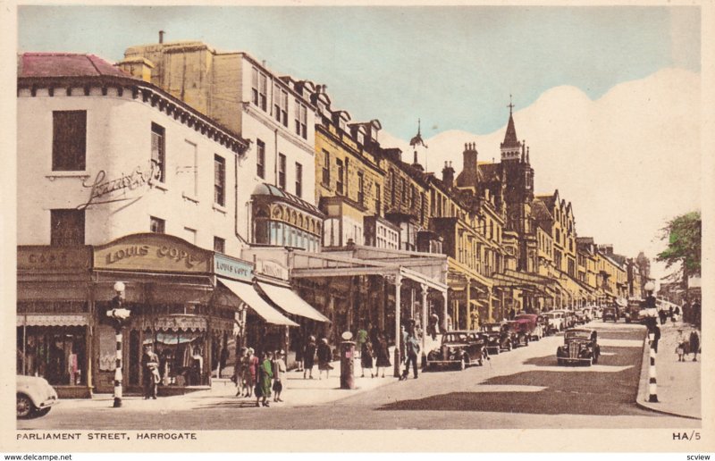 HARROGATE, Yorkshire, England, 1930's ; Parliament Street