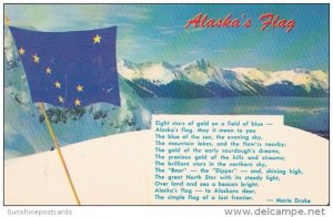 Alaska's Flag Eight Stars Of Gold On A Field Of Blue Alaska