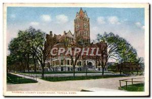 Postcard Old Shawnee County Court House Topeka Kans