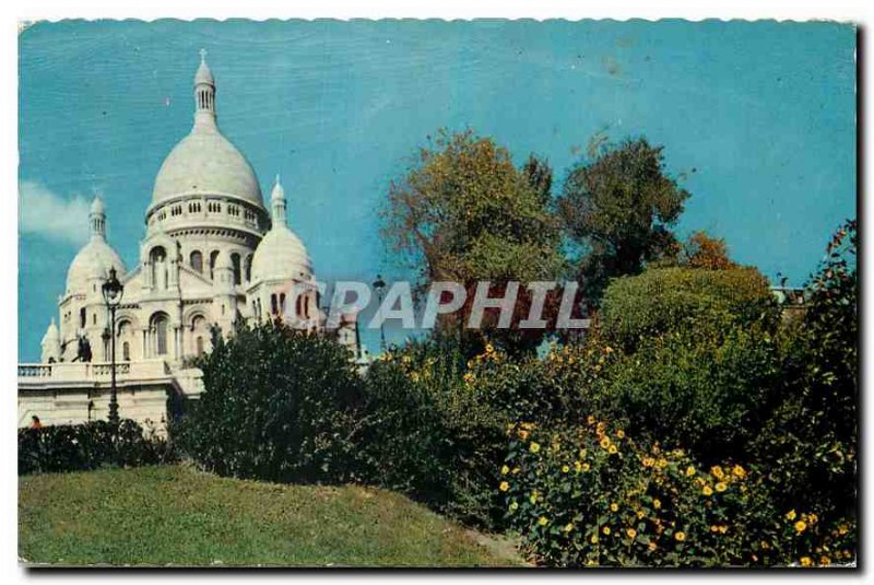 Old Postcard Paris Sacre Coeur Basilica