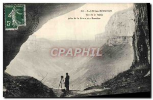Old Postcard Photography Baume les Messieurs View of the Valley taken from th...