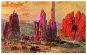 California Yosemite Garden of te Gods  ,  Artist painted