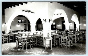 RPPC  MONTERREY, Mexico ~ Interior SANBORNS RESTAURANT c1940s Roadside Postcard