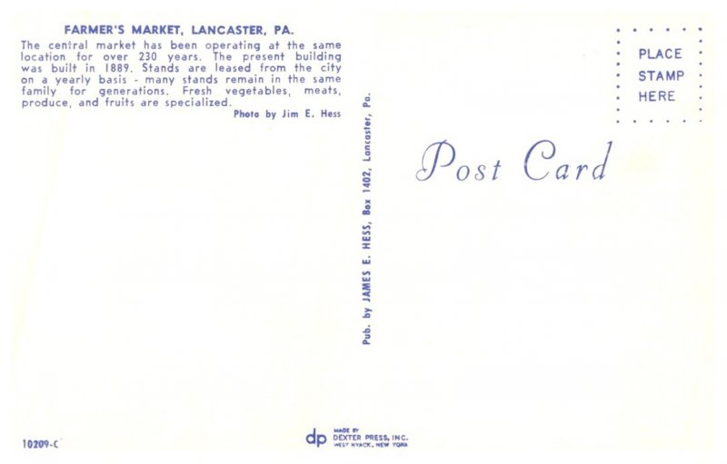 Pennsylvania  Lancaster , Farmer's Market