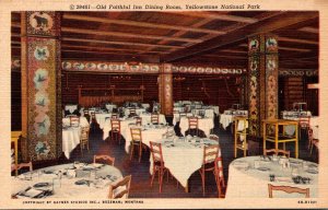 Yellowstone National Park Old Faithful Inn Dining Room Curteich