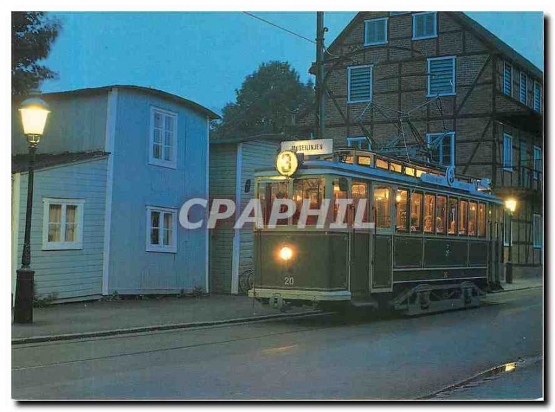 Postcard Modern Streetcar Malmo