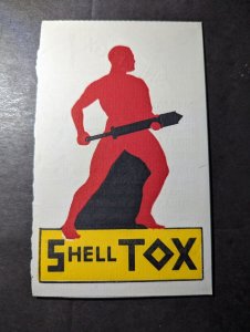 Mint Germany Shell TOX Insecticide Advertisement Folded Postcard Order Form