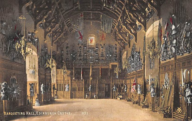 Banqueting Hall, Edinburgh Castle Scotland, UK Unused 