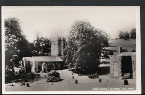Devon Postcard - Cockington Church and Park  RS369