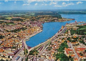 Aerial View of Flensburg Blick auf Stadt und Forde Germany 4 by 6