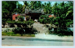PENANG Snake Temple at Sungei Kluang MALAYSIA Postcard