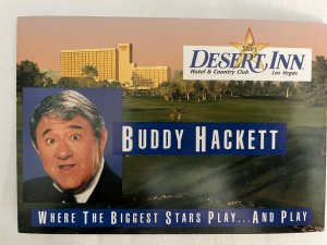 Buddy Hackett Desert Inn Hotel Country Club Las Vegas NV postcard