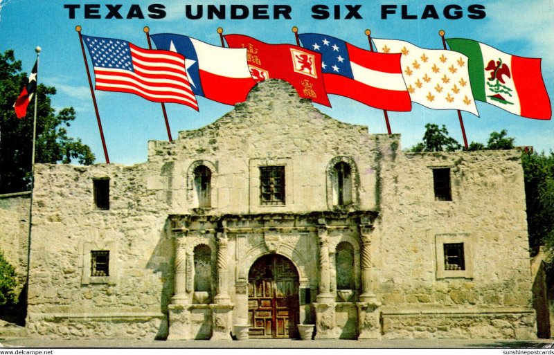 Texas San Antonio The Alamo Under Six Flags 1973