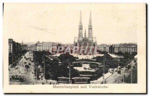 Austria Vienna Austria Wien und Votivkirche Maximilianplatz