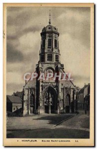 Old Postcard Honfleur The Church of St Leonard