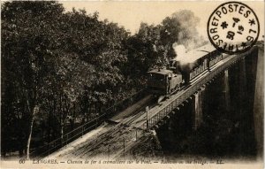 CPA AK LANGRES Chemin de fer a crémaillere sur le Pont (864675)