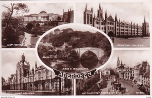 RP; ARBERDEEN, Arbendeenshire, Scotland, 1920-1940s; War Memorial, King's Col...