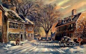 Winter, Franklin St. - Marblehead, Massachusetts MA