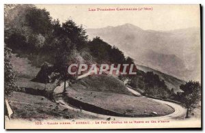 Old Postcard Valle D & # 39Aure Arreau The Iron Straddling De La Route Du Col...