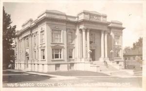 Real Photo Wasco County Court House Dalles Oregon Antique Postcard L2708