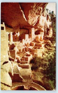 MESA VERDE NATIONAL MONUMENT, CO~CLIFF DWELLING c1940s Montezuma County Postcard